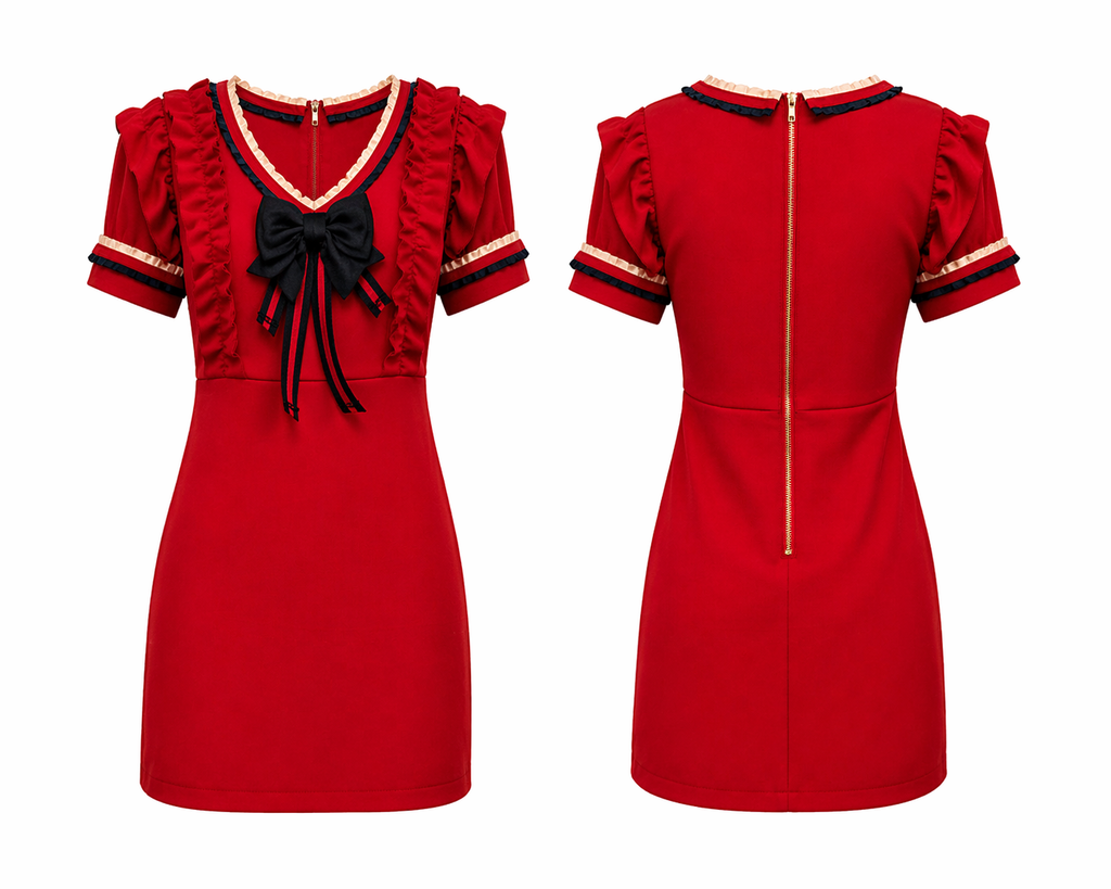 Sailor Dress Red