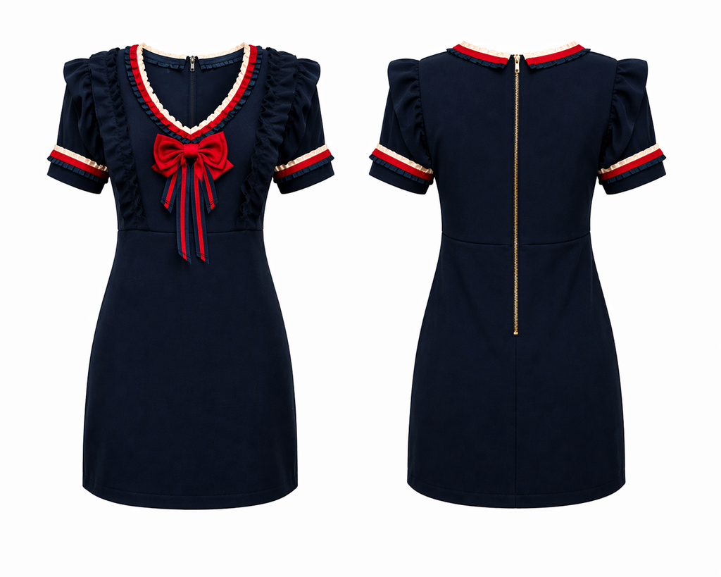 Sailor Dress BLACK
