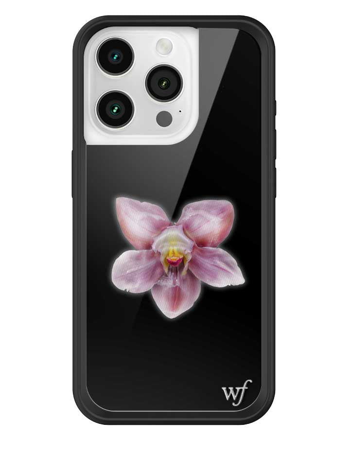 Orchid | Black iPhone Case