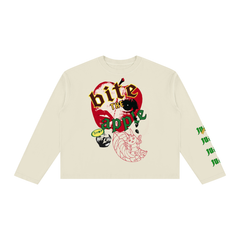 Unisex Bite the Apple Boxy T-Shirt