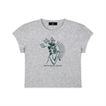 P.M.A. cropped tee