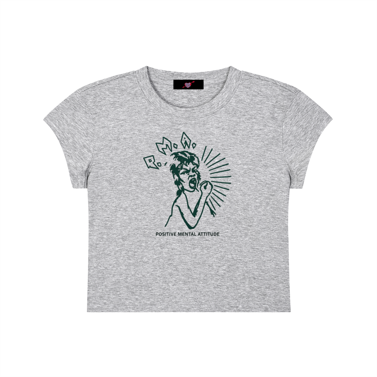 P.M.A. cropped tee