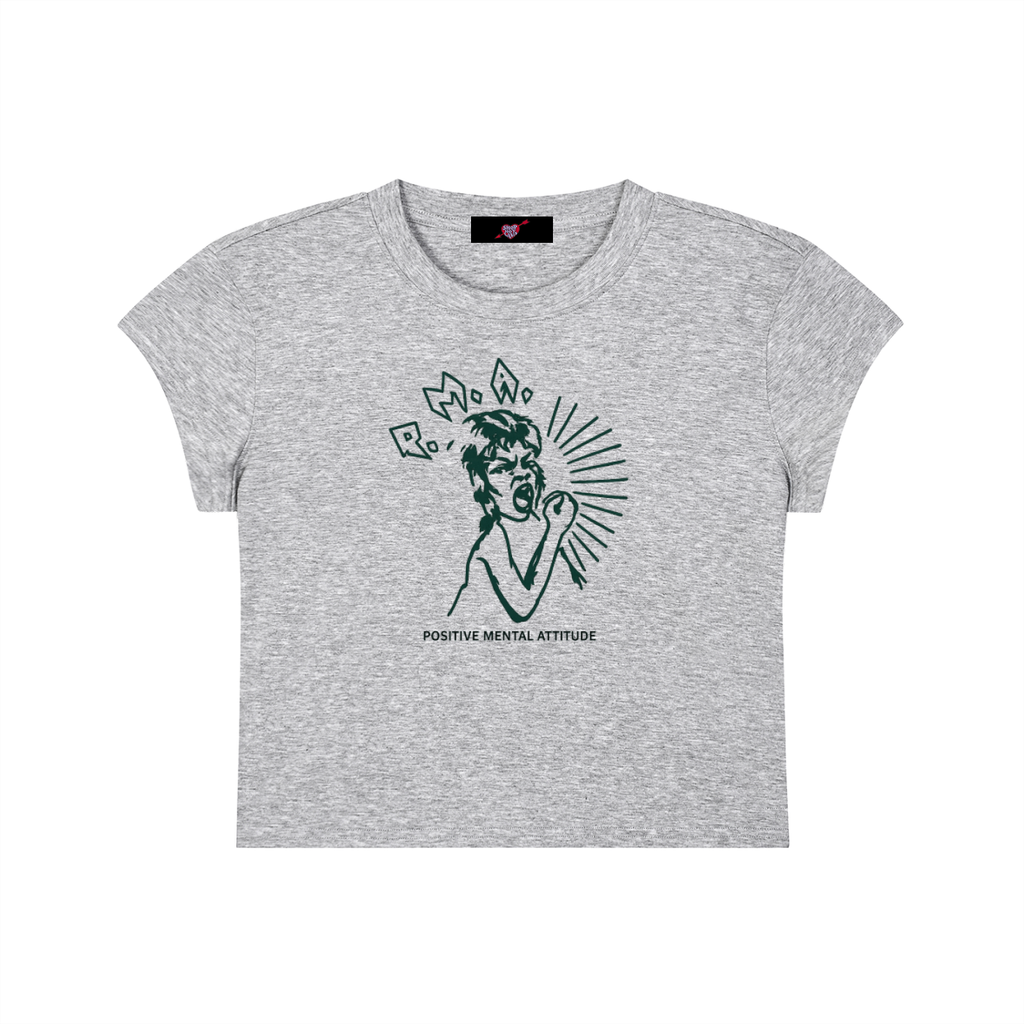 P.M.A. cropped tee