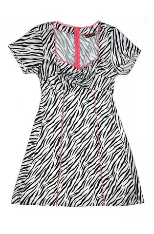 zebra deadstock day date dress