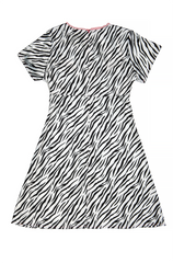 zebra deadstock day date dress